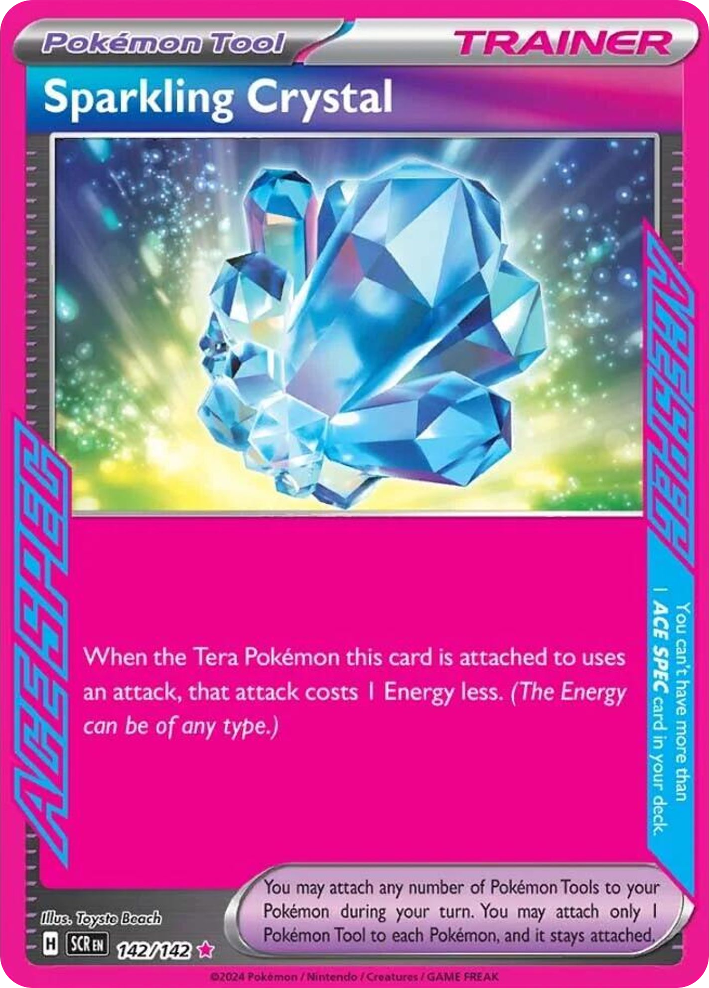 142/142 [SCR] Sparkling Crystal - ACE SPEC Rare