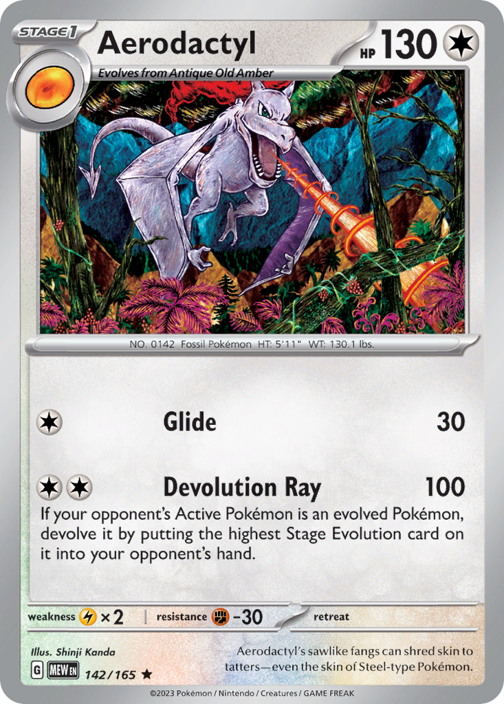 142/165 [SV3PT5] Aerodactyl - Rare