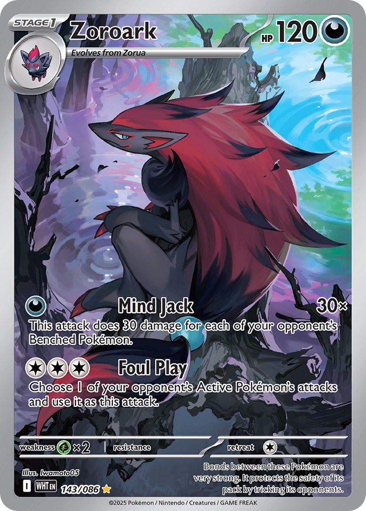 143/86 [WHT] Zoroark - Illustration Rare