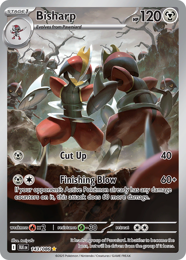 143/86 [BLK] Bisharp - Illustration Rare
