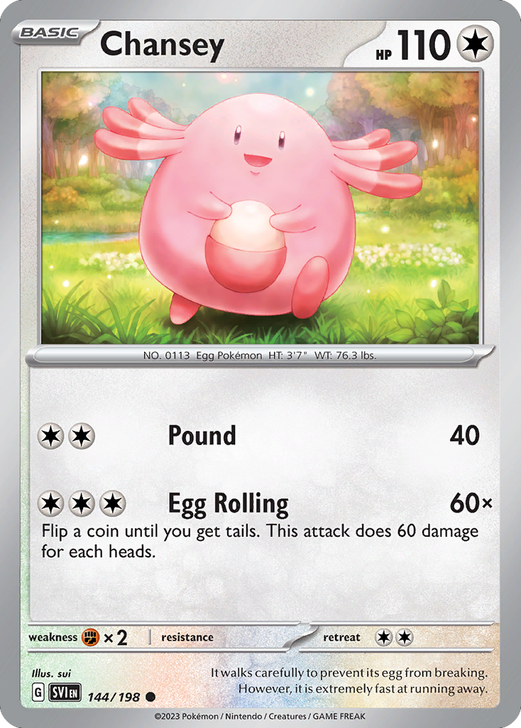 144/198 [SV1] Chansey - Common