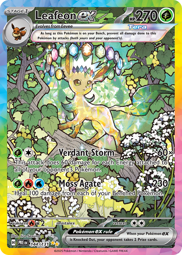 144/131 [PRE] Leafeon ex - Special Illustration Rare