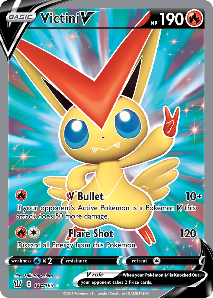 144/163 [BST] Victini V - Rare Ultra