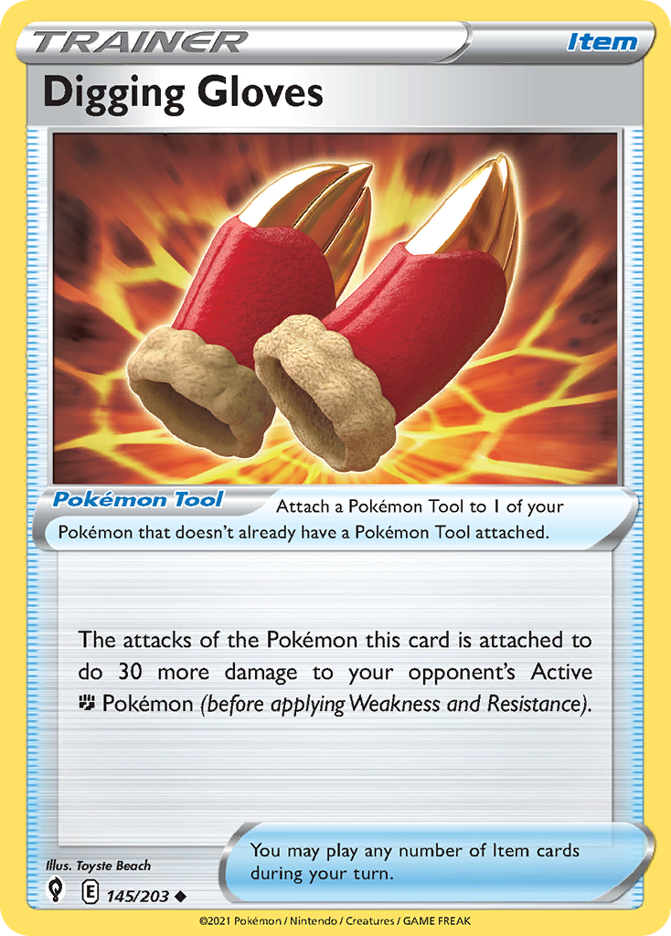 145/203 [EVS] Digging Gloves - Uncommon
