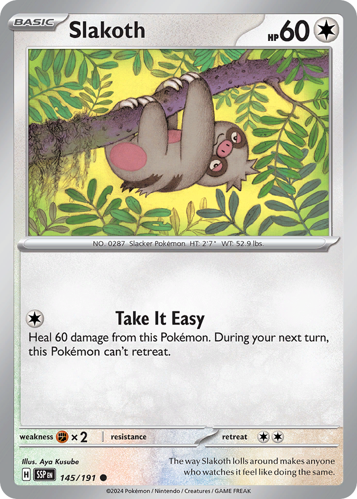 145/191 [SSP] Slakoth - Common