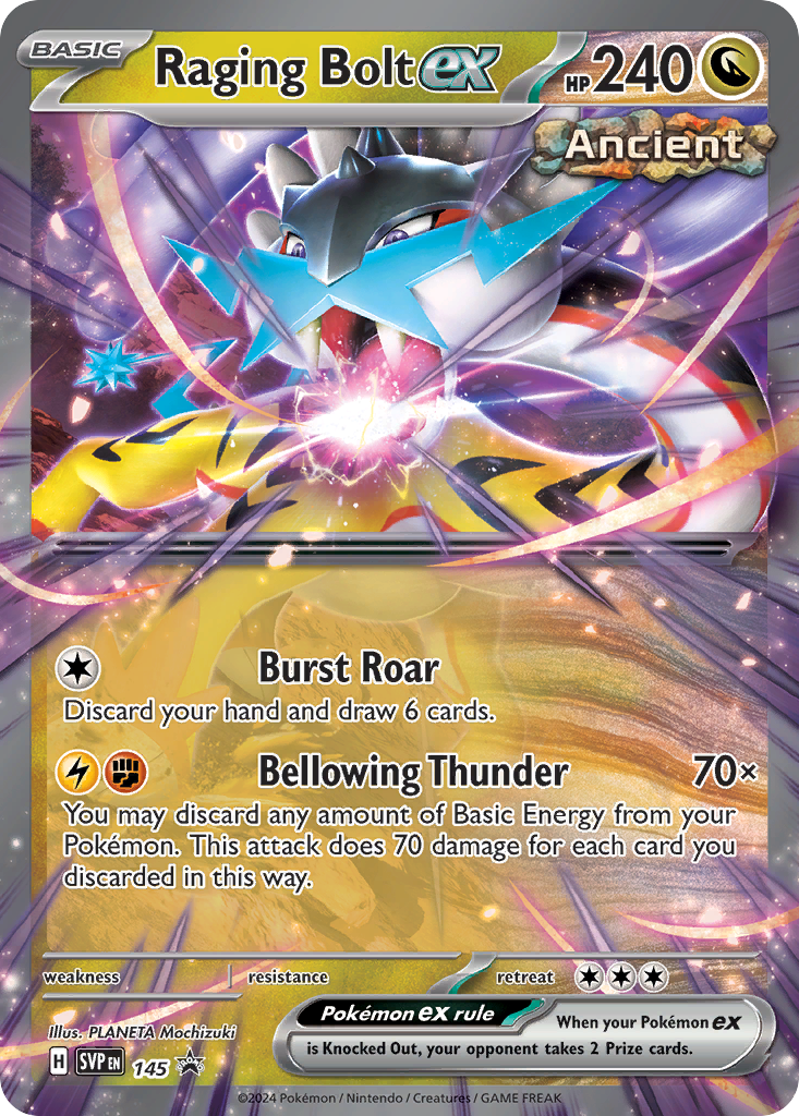 145/215 [PR-SV] Raging Bolt ex - Promo