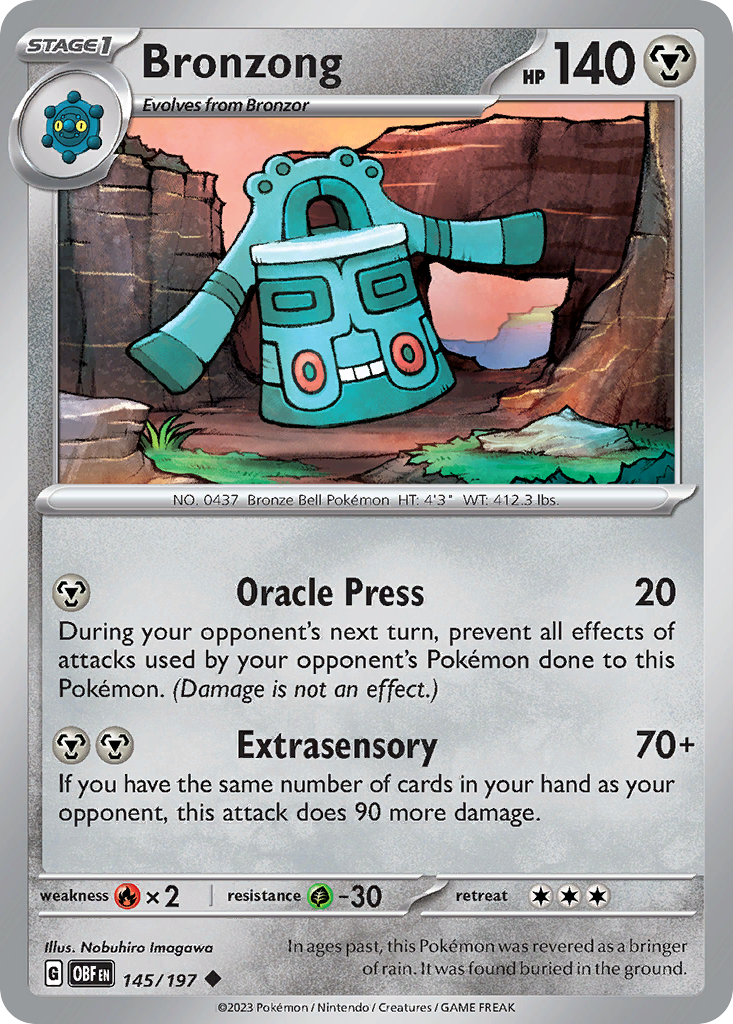 145/197 [SV3] Bronzong - Uncommon