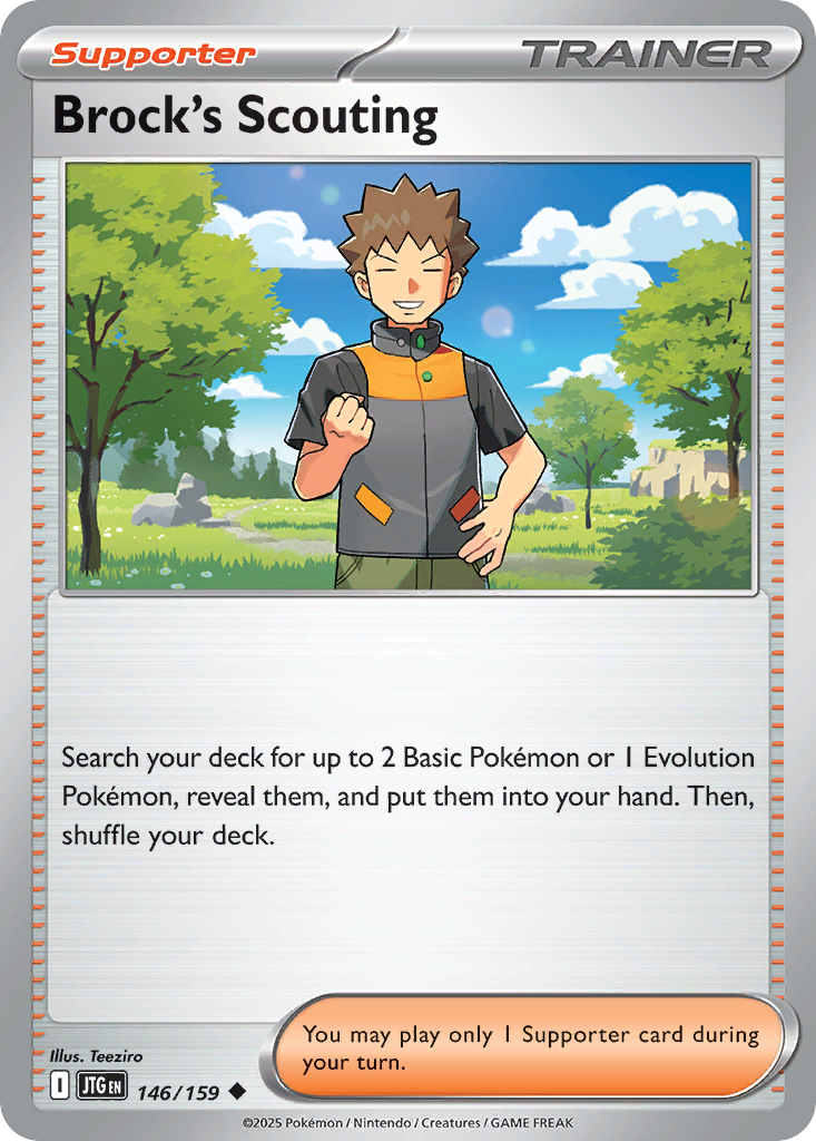 146/159 [JTG] Brock's Scouting - Uncommon