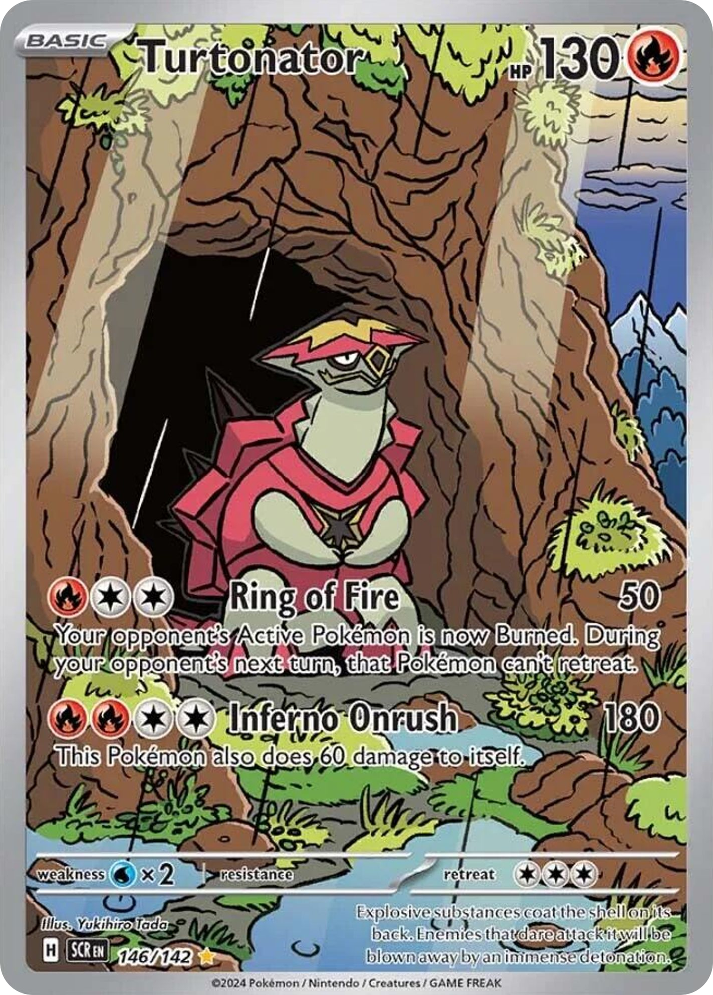 146/142 [SCR] Turtonator - Illustration Rare