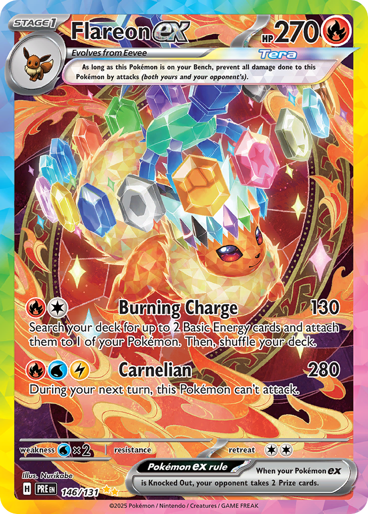 146/131 [PRE] Flareon ex - Special Illustration Rare