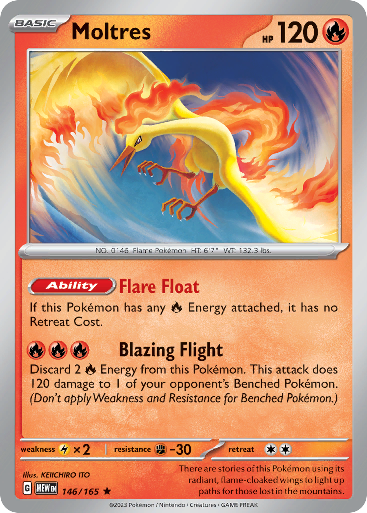 146/165 [SV3PT5] Moltres - Rare