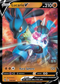 146/264 [FST] Lucario V - Rare Holo V