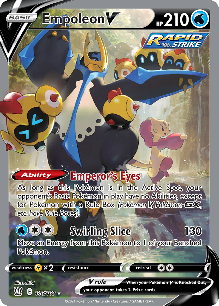 146/163 [BST] Empoleon V - Rare Ultra