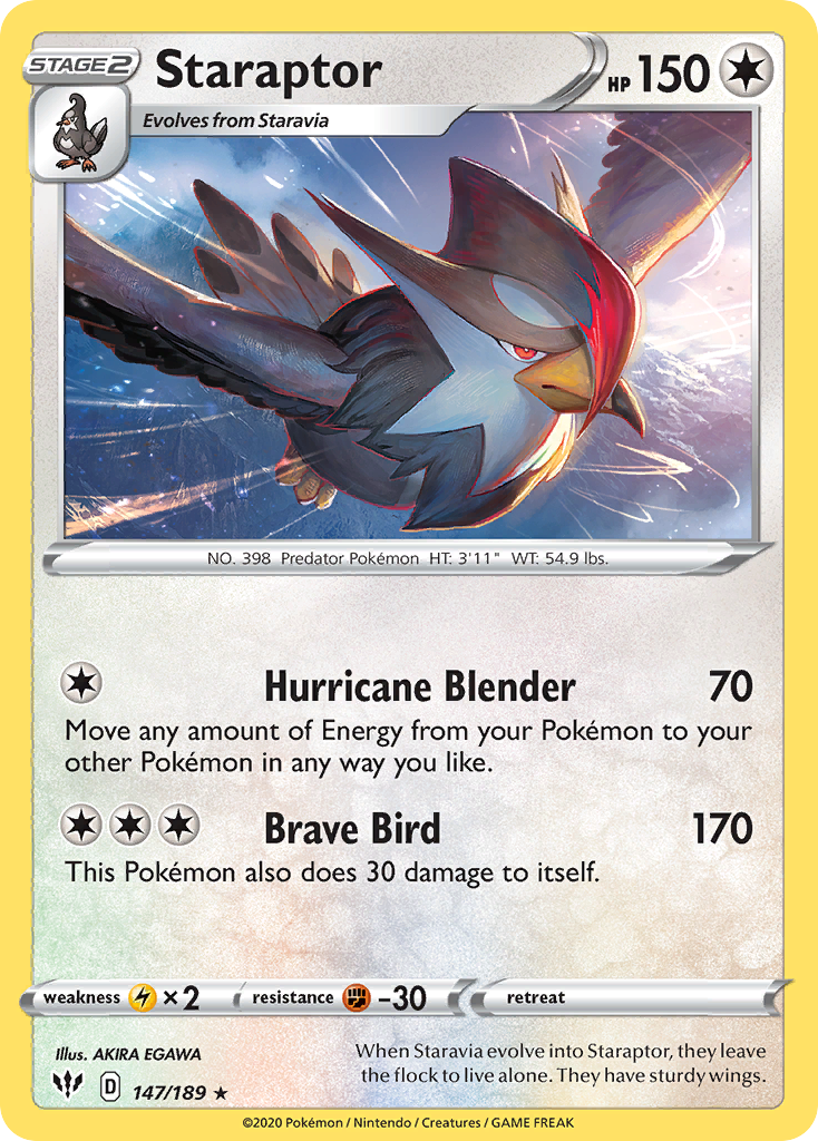147/189 [DAA] Staraptor - Rare