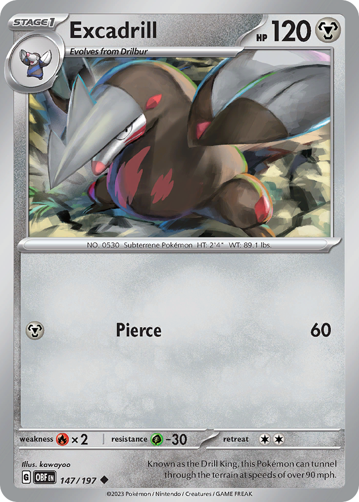 147/197 [SV3] Excadrill - Uncommon