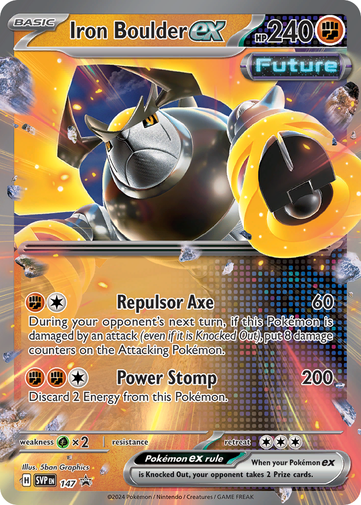 147/215 [PR-SV] Iron Boulder ex - Promo