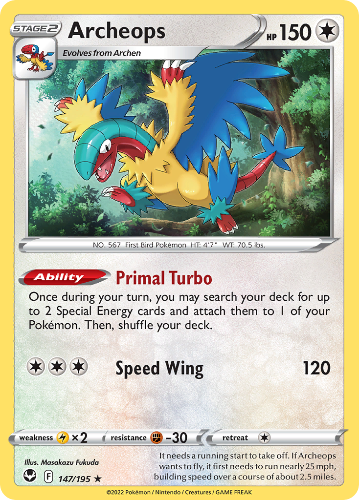 147/195 [SIT] Archeops - Rare Holo