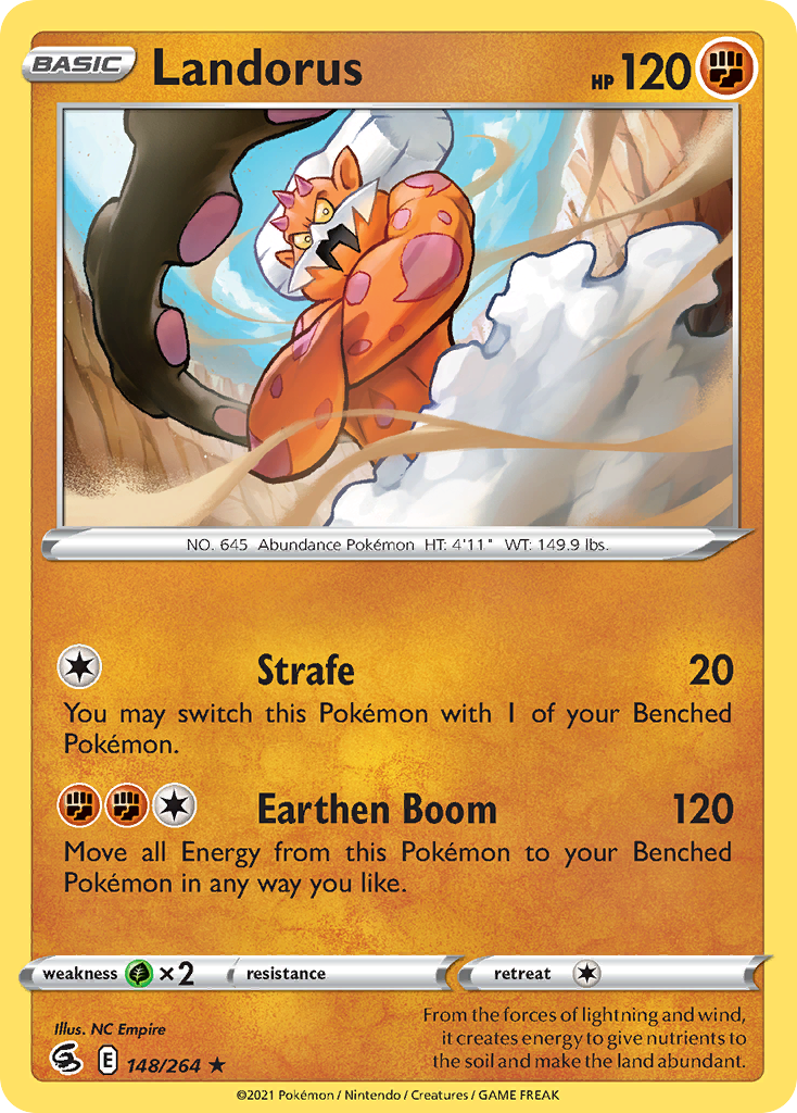 148/264 [FST] Landorus - Rare Holo