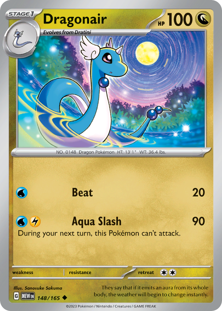 148/165 [SV3PT5] Dragonair - Uncommon