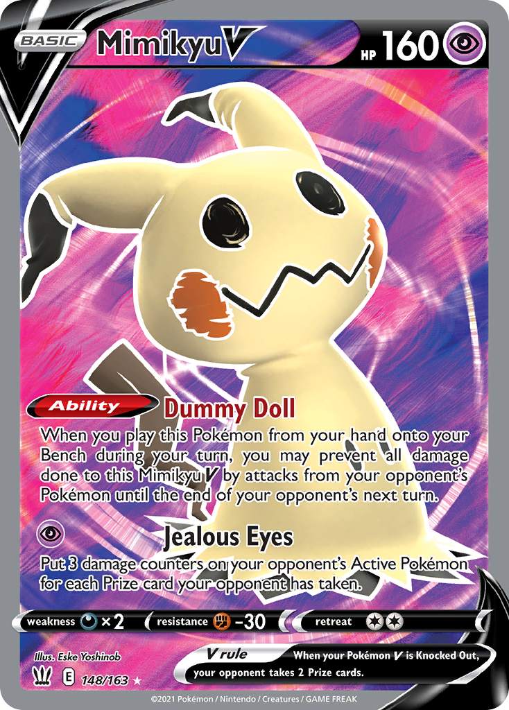 148/163 [BST] Mimikyu V - Rare Ultra