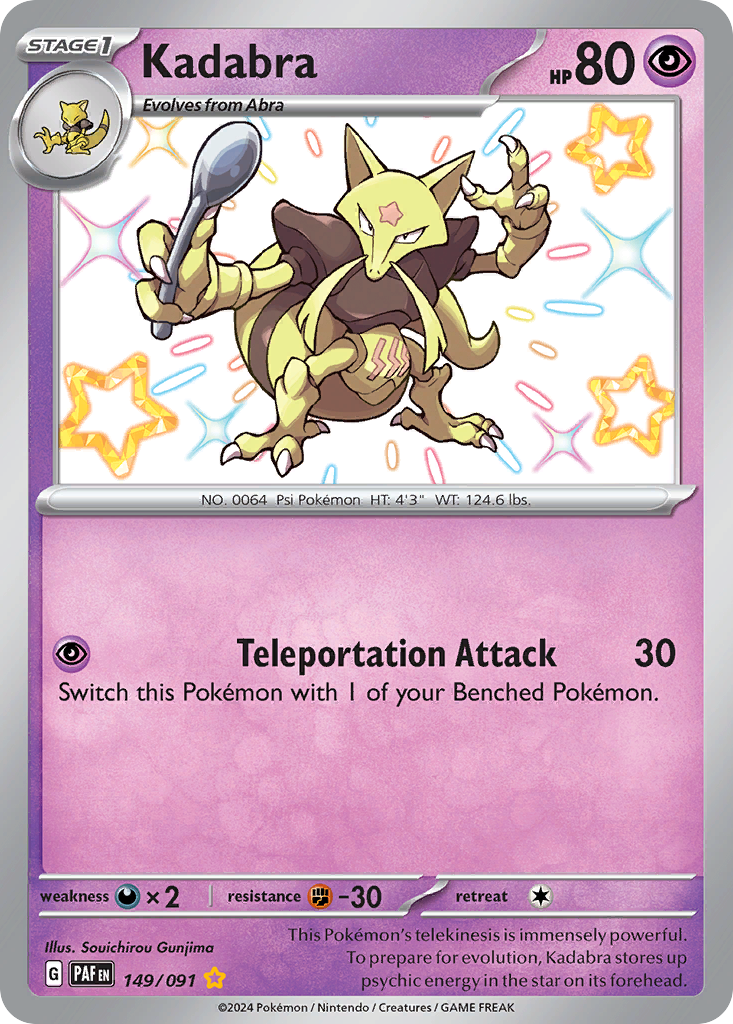 149/91 [SV4PT5] Kadabra - Shiny Rare