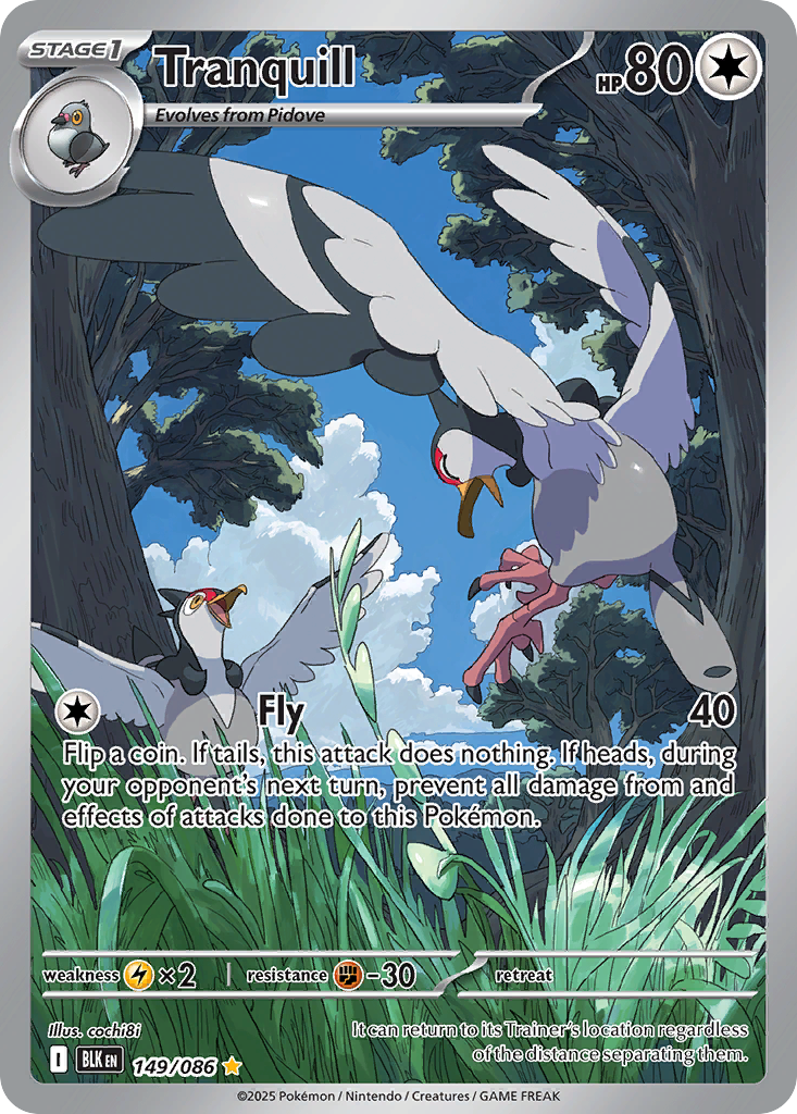 149/86 [BLK] Tranquill - Illustration Rare