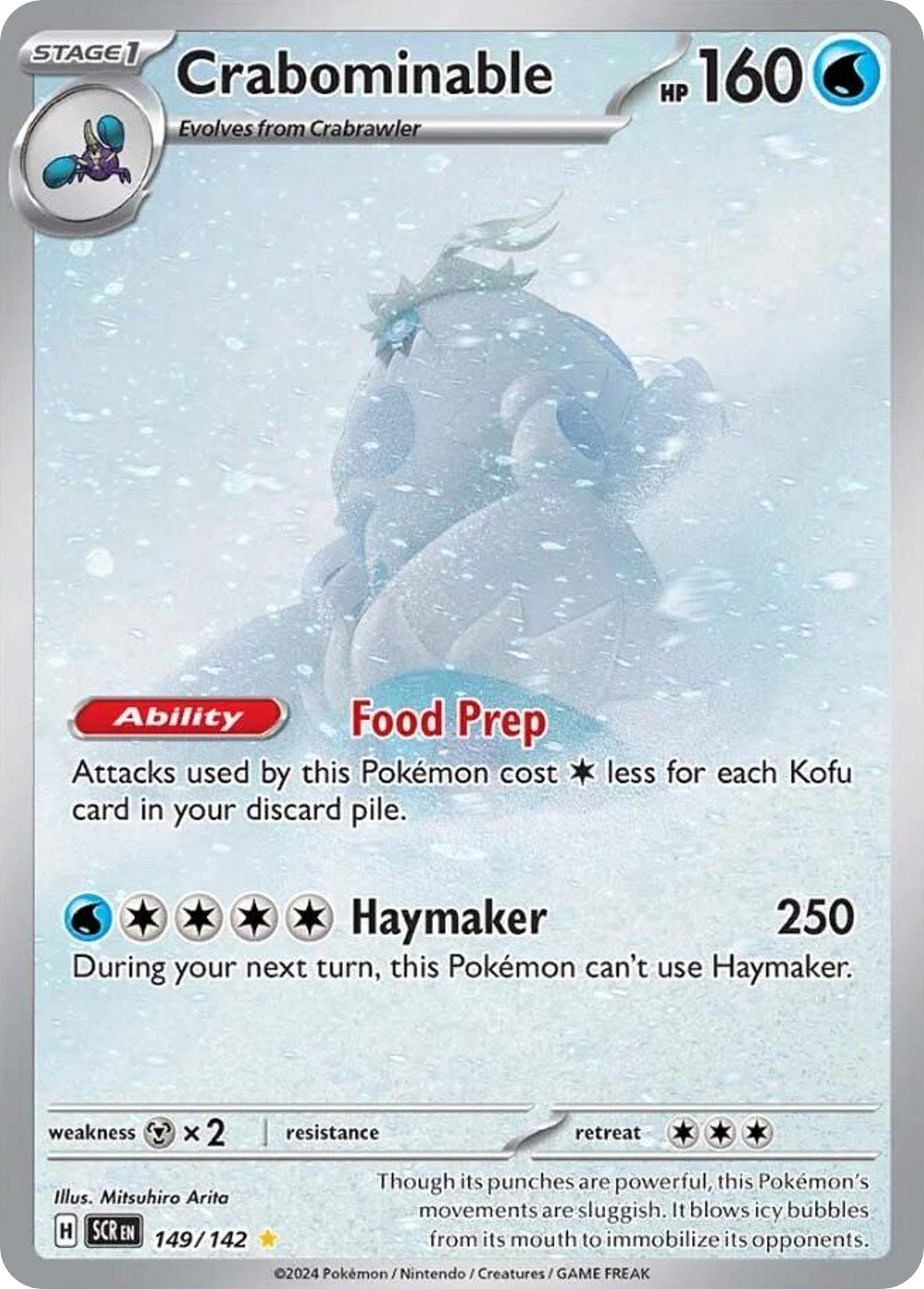 149/142 [SCR] Crabominable - Illustration Rare