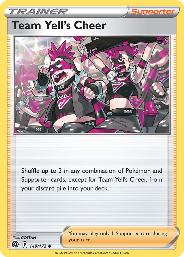149/172 [BRS] Team Yell's Cheer - Uncommon