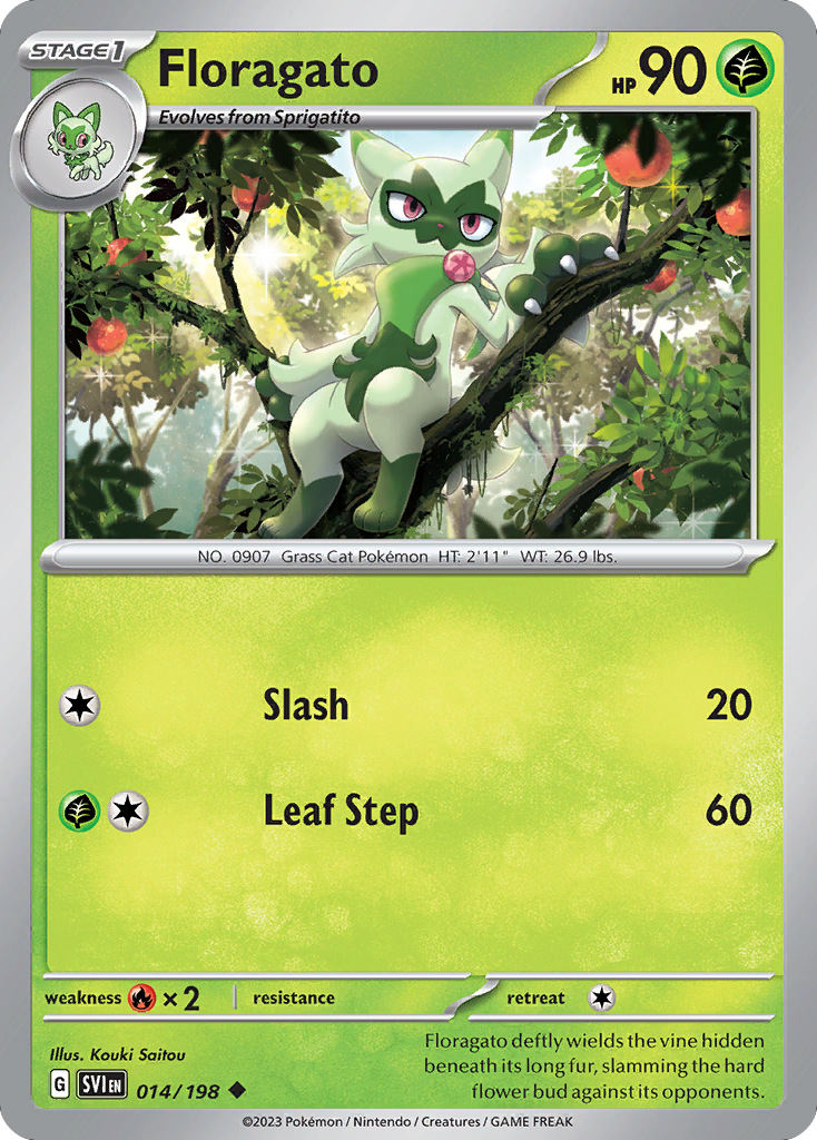 14/198 [SV1] Floragato - Uncommon