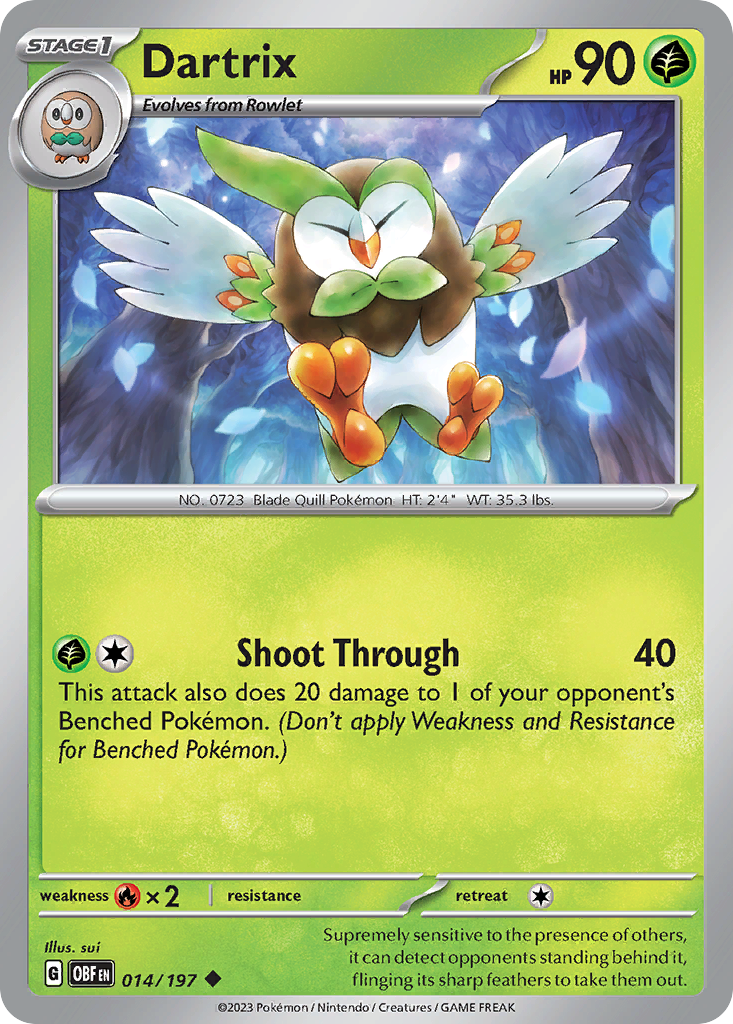 14/197 [SV3] Dartrix - Uncommon