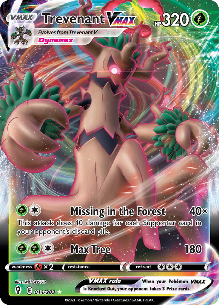 14/203 [EVS] Trevenant VMAX - Rare Holo VMAX