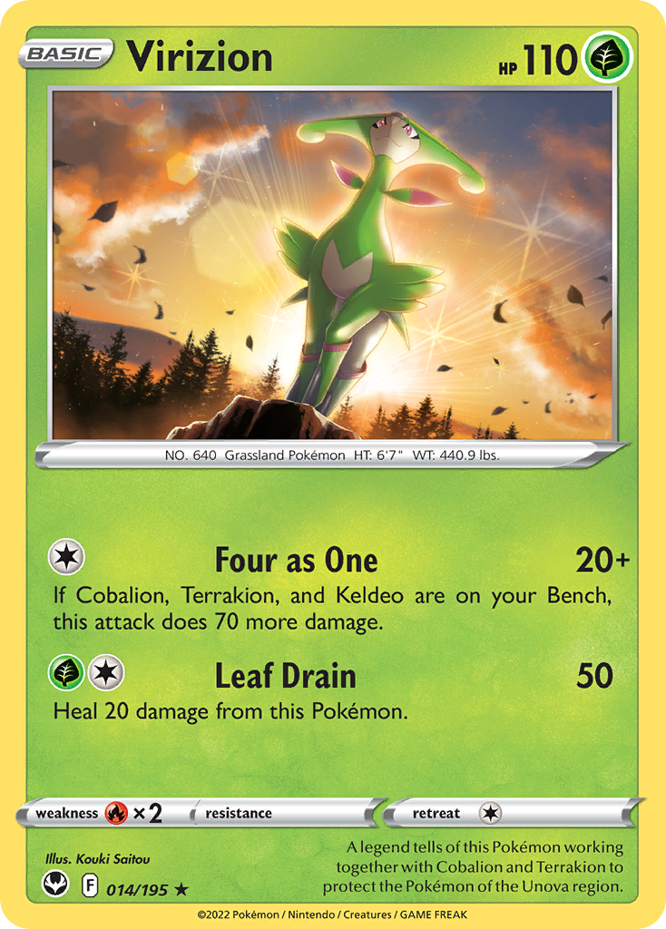 14/195 [SIT] Virizion - Rare