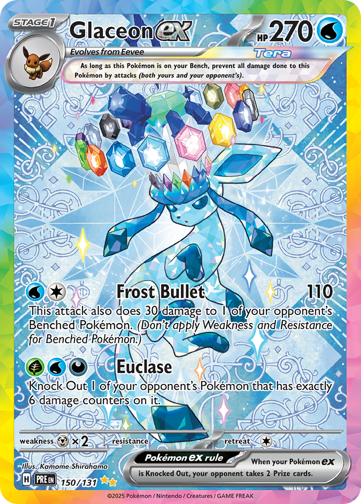150/131 [PRE] Glaceon ex - Special Illustration Rare