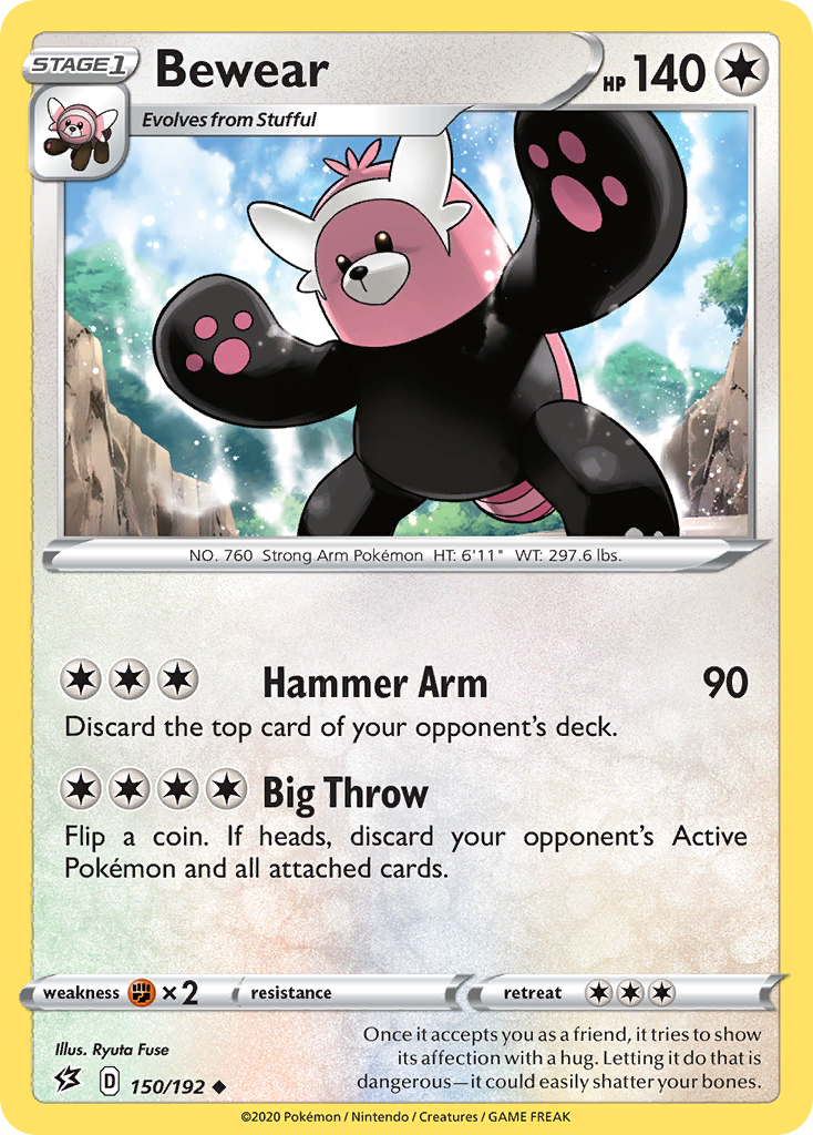 150/192 [RCL] Bewear - Uncommon
