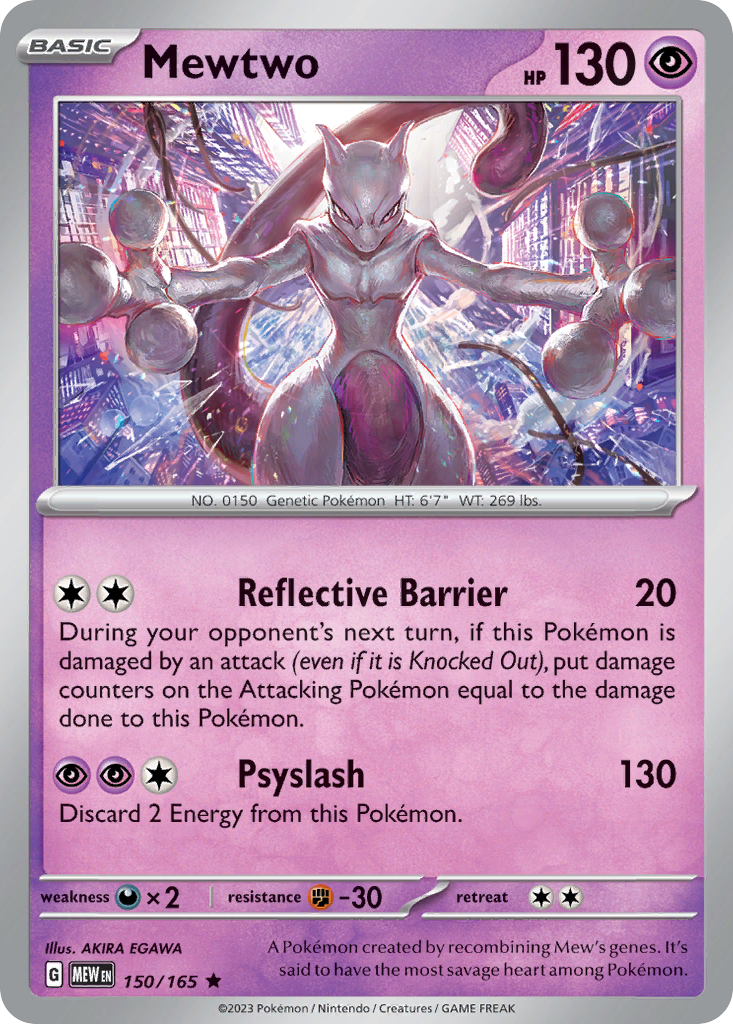 150/165 [SV3PT5] Mewtwo - Rare