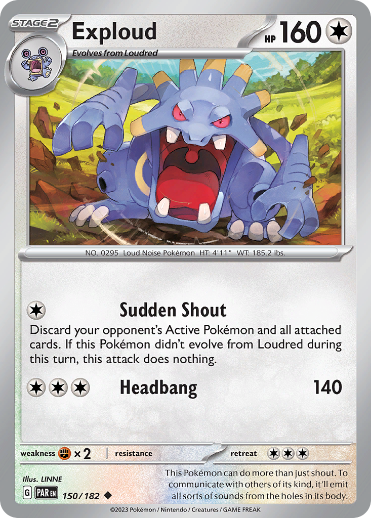 150/182 [SV4] Exploud - Uncommon