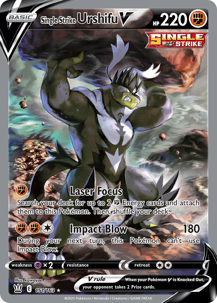 151/163 [BST] Single Strike Urshifu V - Rare Ultra