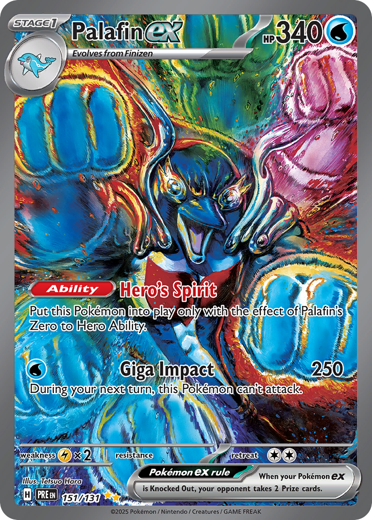 151/131 [PRE] Palafin ex - Special Illustration Rare