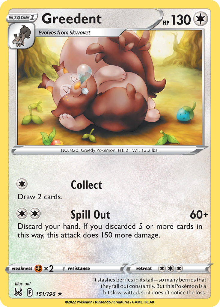 151/196 [LOR] Greedent - Rare