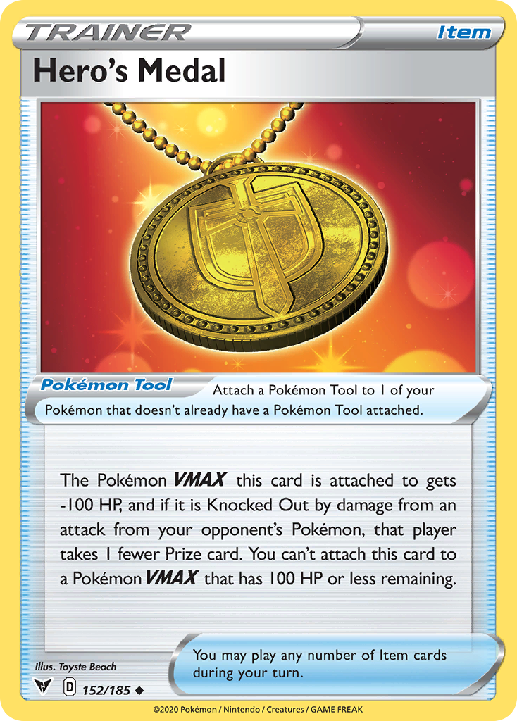 152/185 [VIV] Hero's Medal - Uncommon