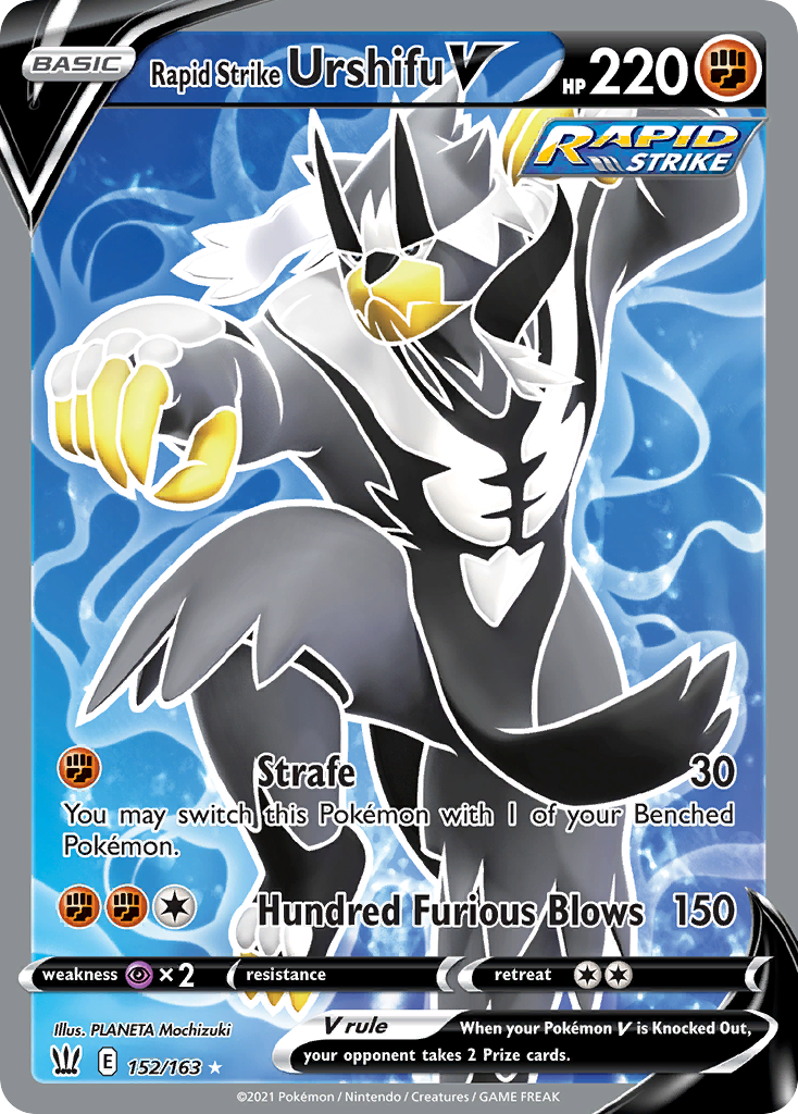 152/163 [BST] Rapid Strike Urshifu V - Rare Ultra