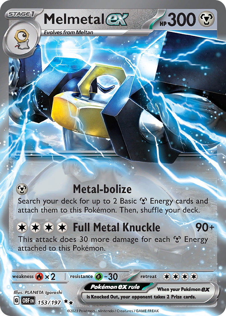 153/197 [SV3] Melmetal ex - Double Rare