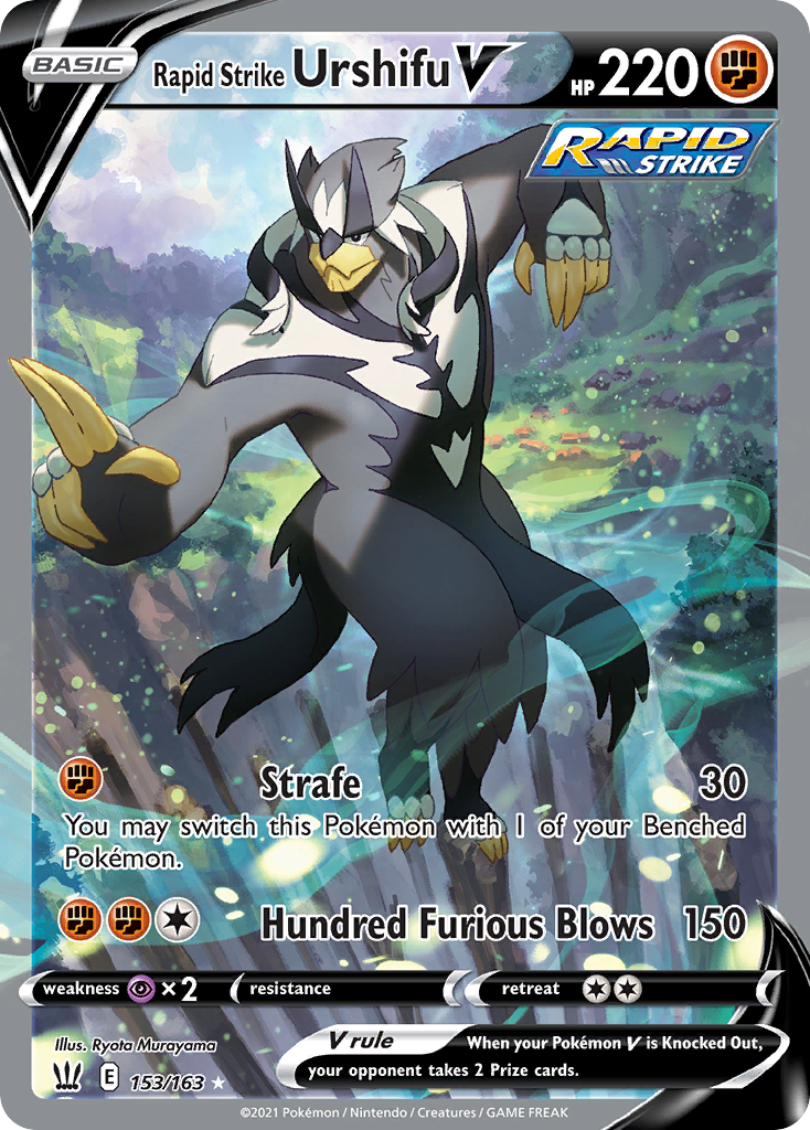 153/163 [BST] Rapid Strike Urshifu V - Rare Ultra