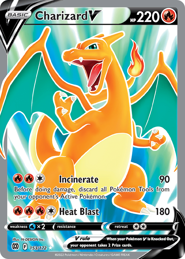 153/172 [BRS] Charizard V - Rare Ultra
