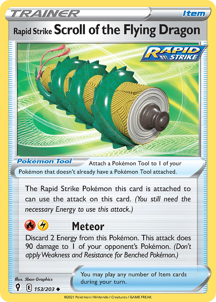153/203 [EVS] Rapid Strike Scroll of the Flying Dragon - Uncommon