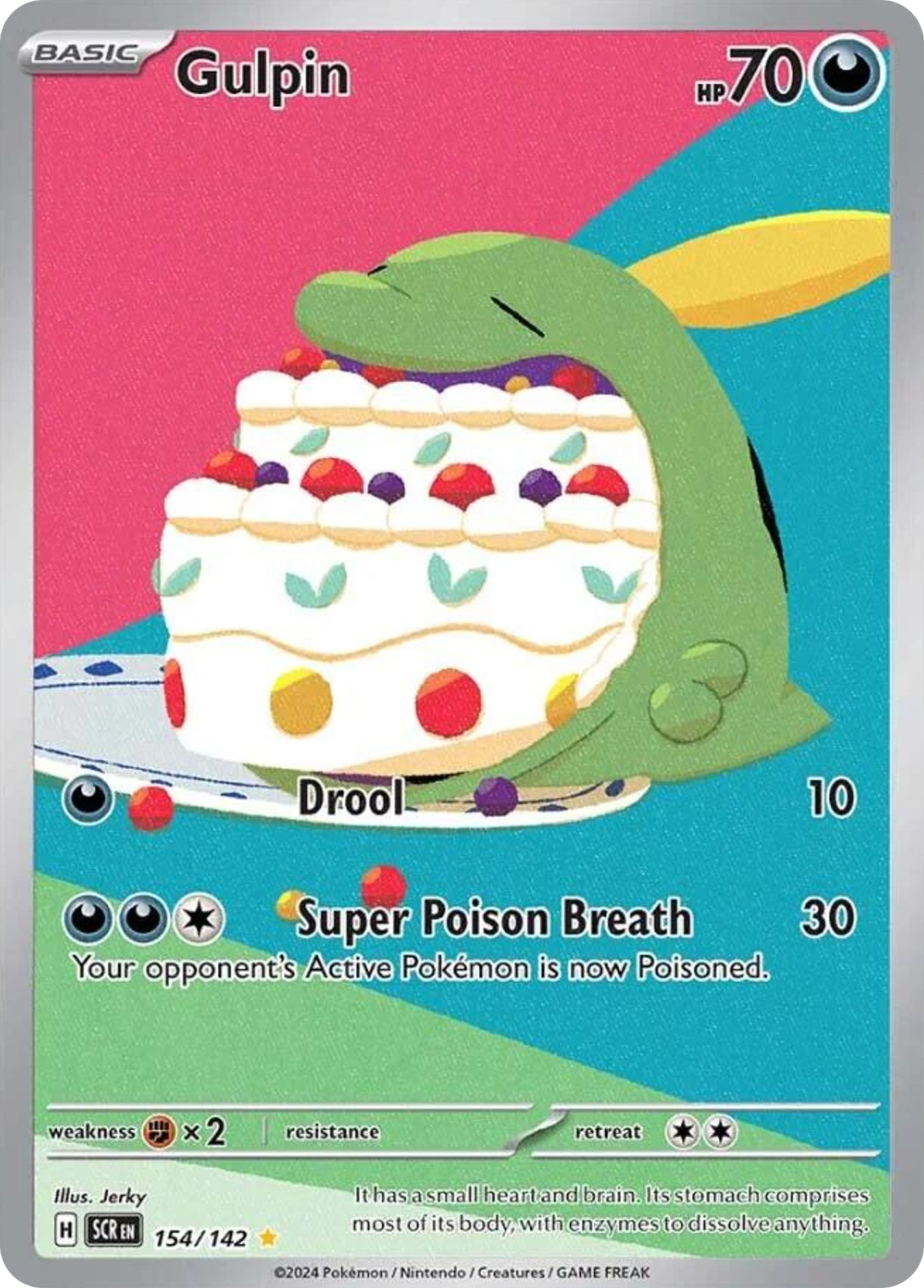 154/142 [SCR] Gulpin - Illustration Rare