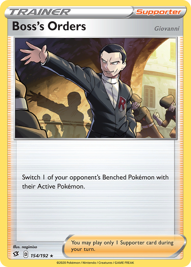 154/192 [RCL] Boss's Orders - Rare Holo