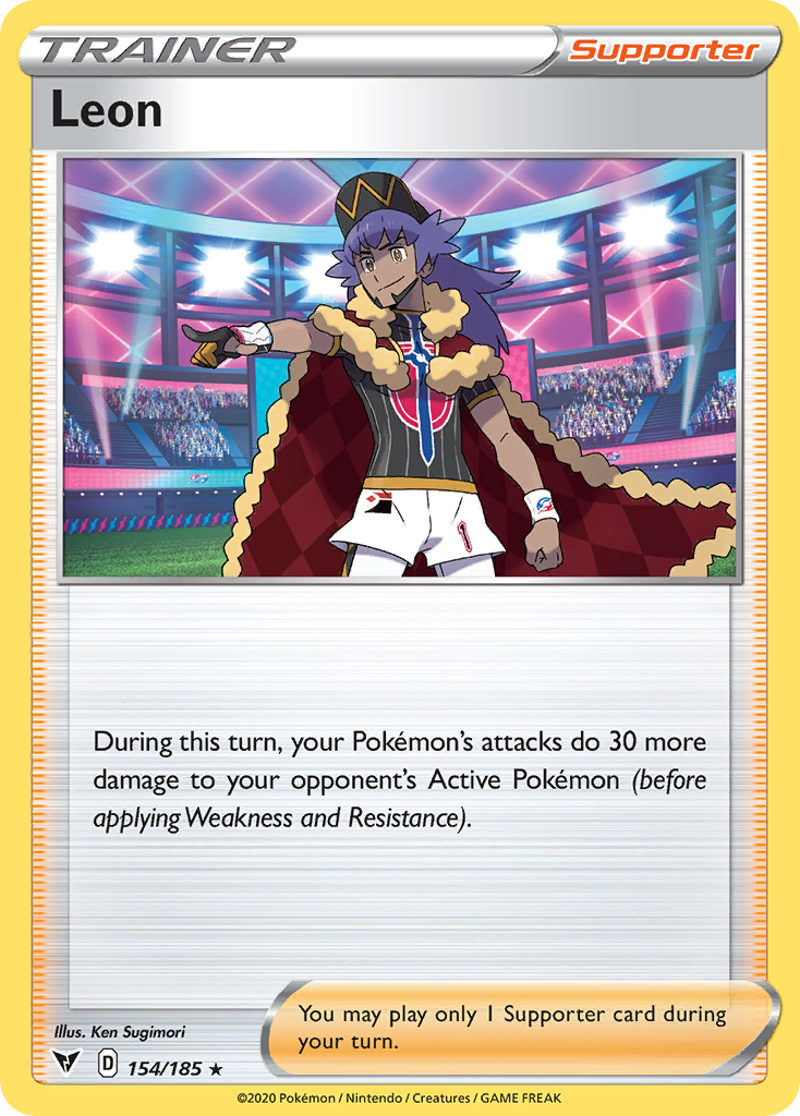 154/185 [VIV] Leon - Rare Holo