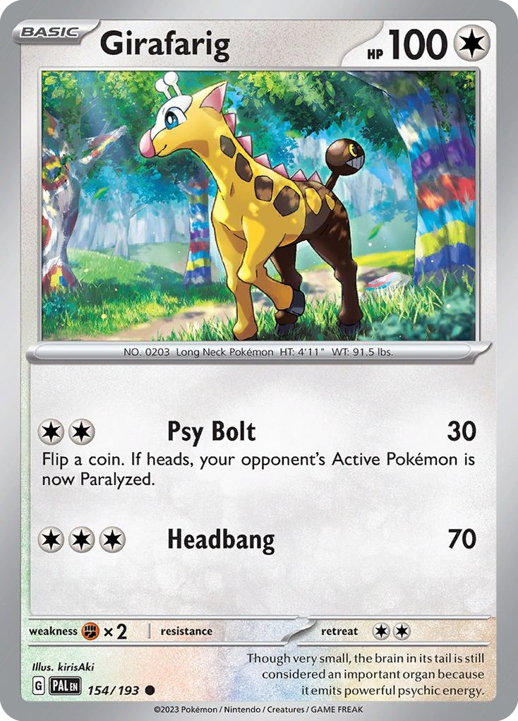 154/193 [SV2] Girafarig - Common