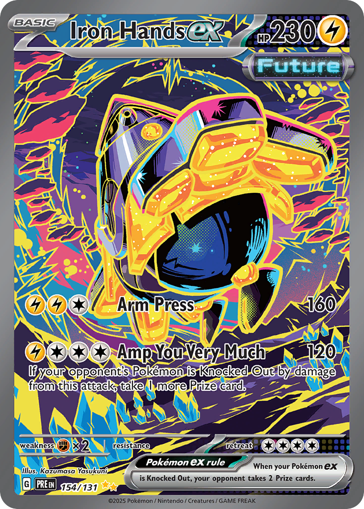 154/131 [PRE] Iron Hands ex - Special Illustration Rare